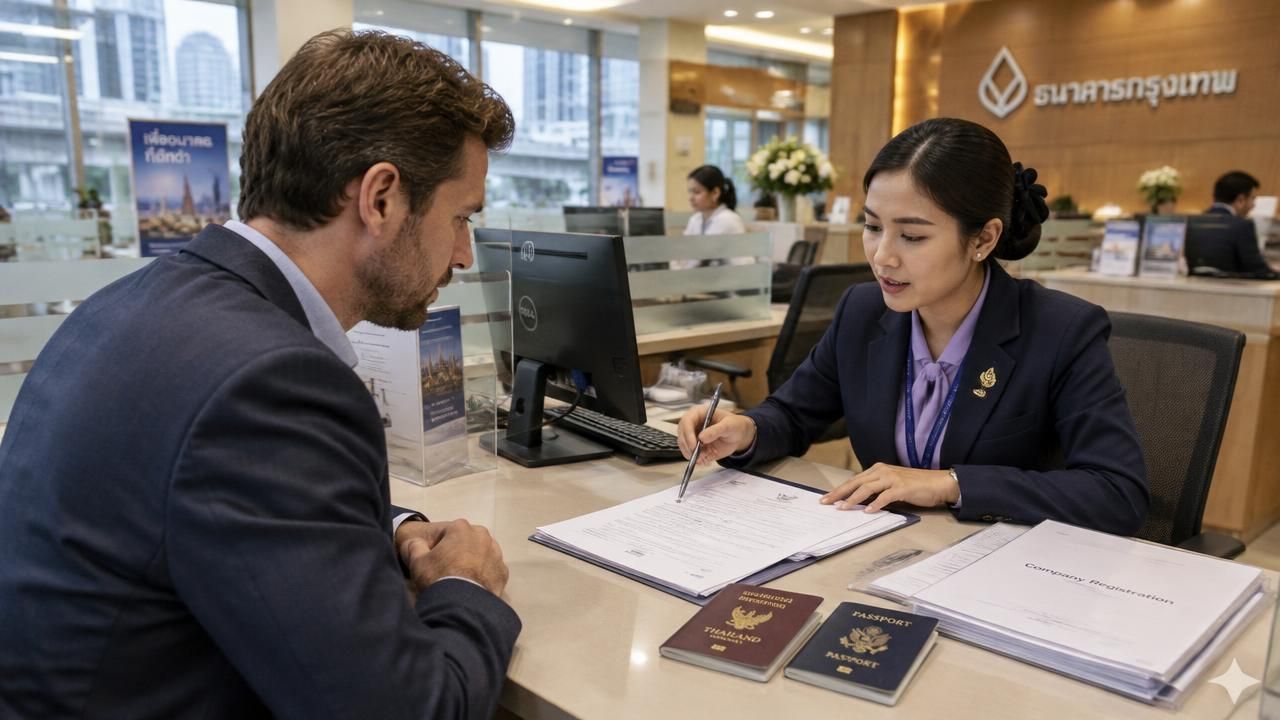 Thai Bank Account Opening for Foreigners and Companies handled by Thai Law & Accounting lawyers in Thailand