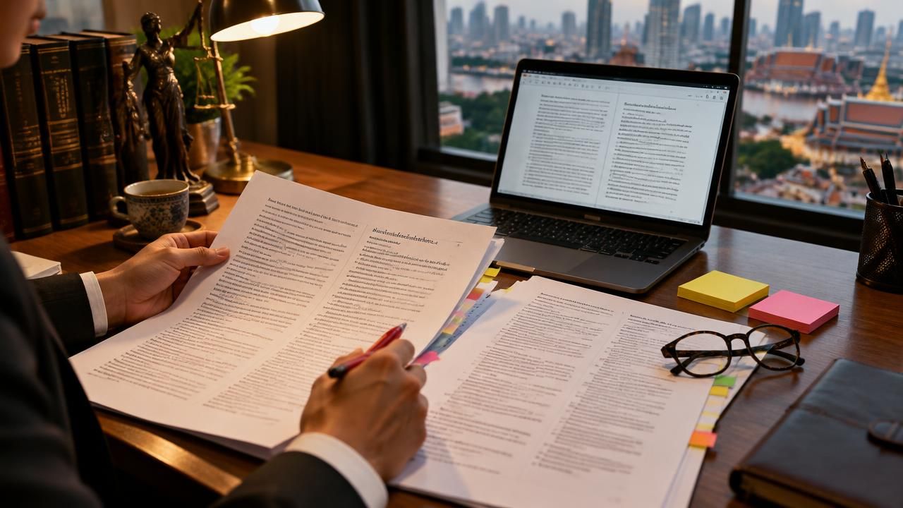 Contract Review for Foreigners and Cross-Border Business handled by Thai Law & Accounting lawyers in Thailand