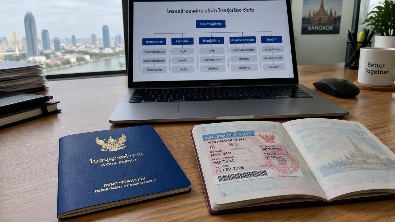 Non-Immigrant B Visa for Working in Thailand handled by Thai Law & Accounting lawyers in Thailand